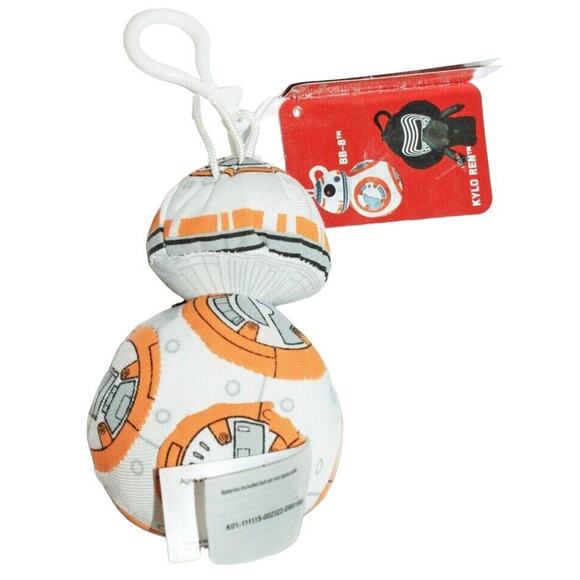 Star Wars BB-8 Talking Sounding Plush Toy - Stuffed Figure + Key clip 2015 - Picture 2 of 2